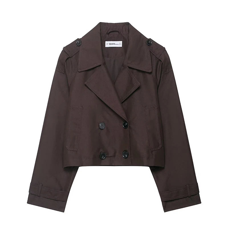 Casaco Trench Coat Curto