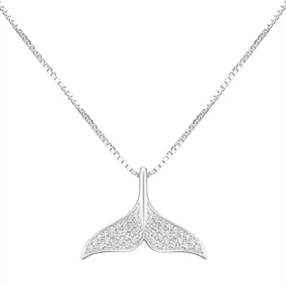 Colar com Pingente de Cauda de Baleia