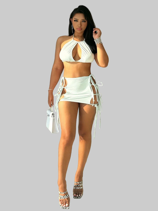 Conjunto sexy de duas peças