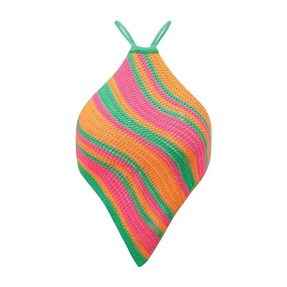 Top cropped sem costas