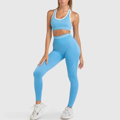 Conjunto de Yoga Sem Costura