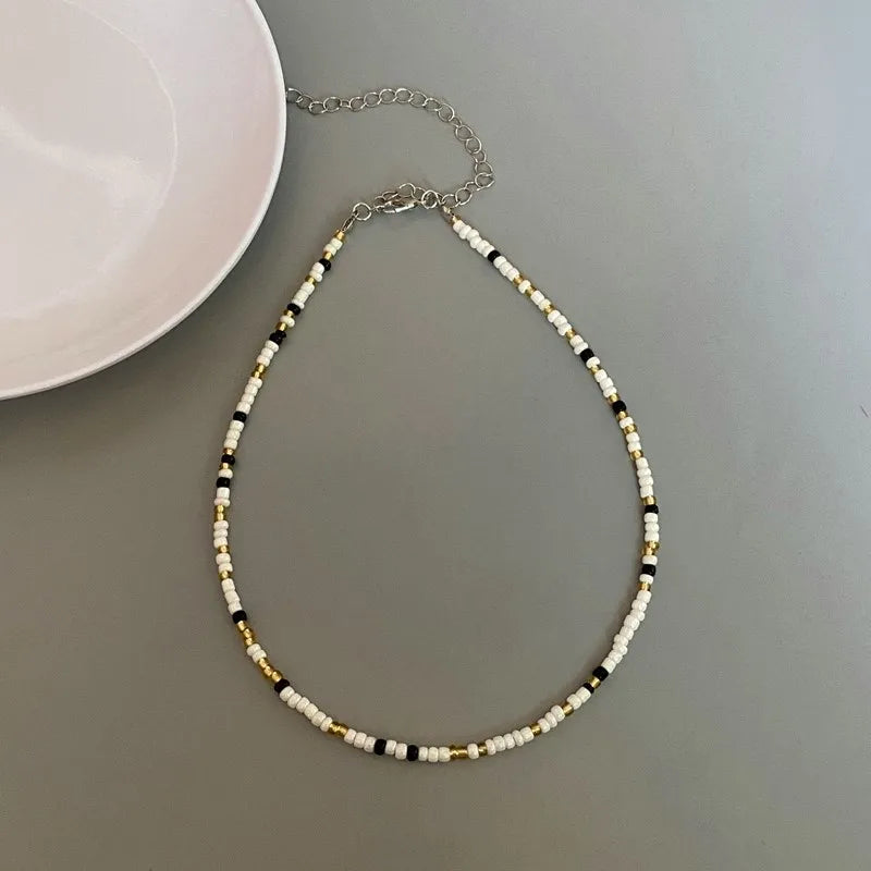 Colar boémia em missangas