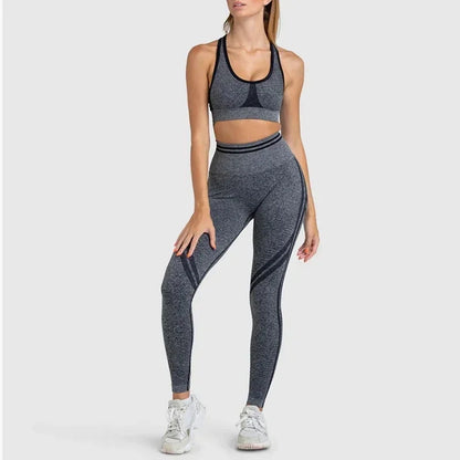 Conjunto de Yoga Sem Costura