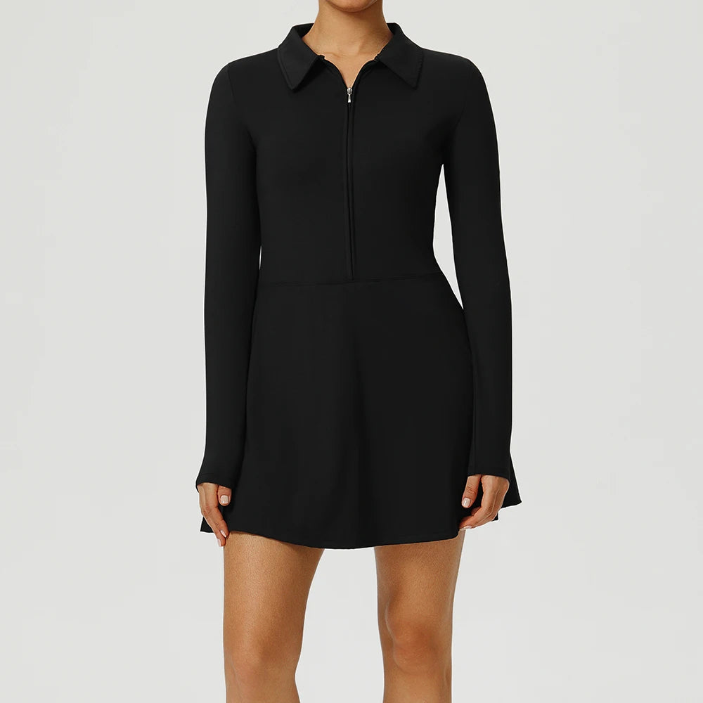 Macacão de manga comprida para ginásio