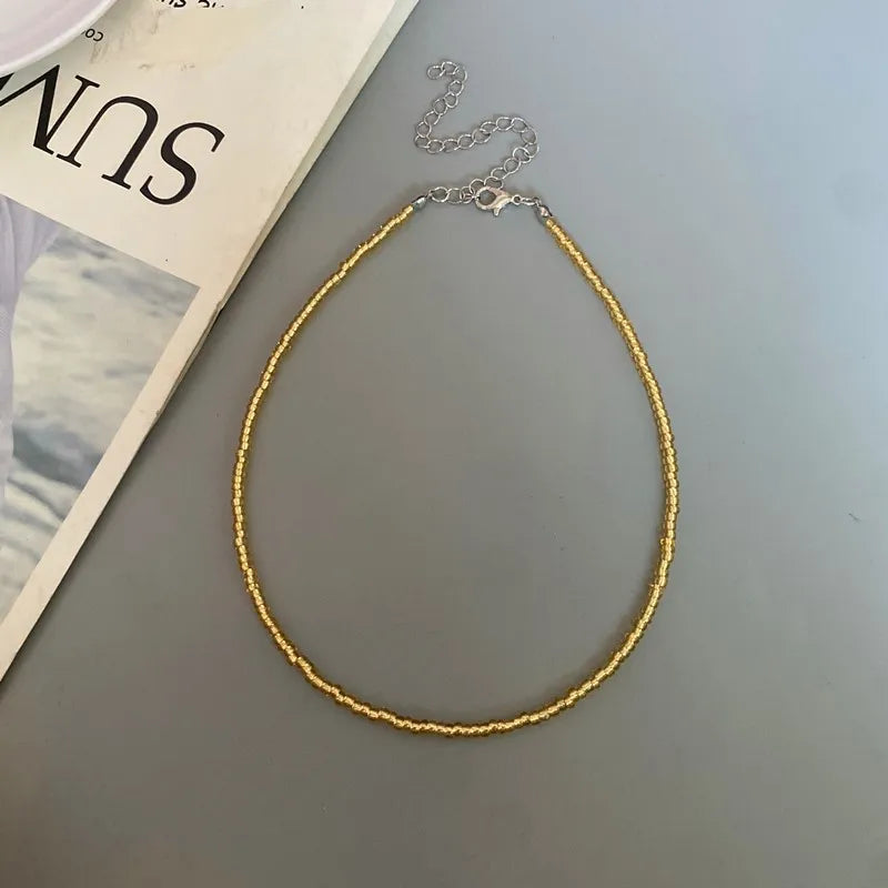 Colar boémia em missangas