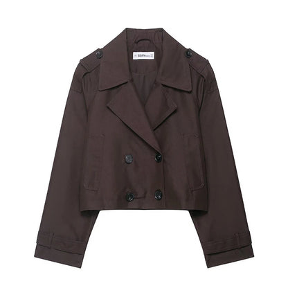 Casaco Trench Coat Curto