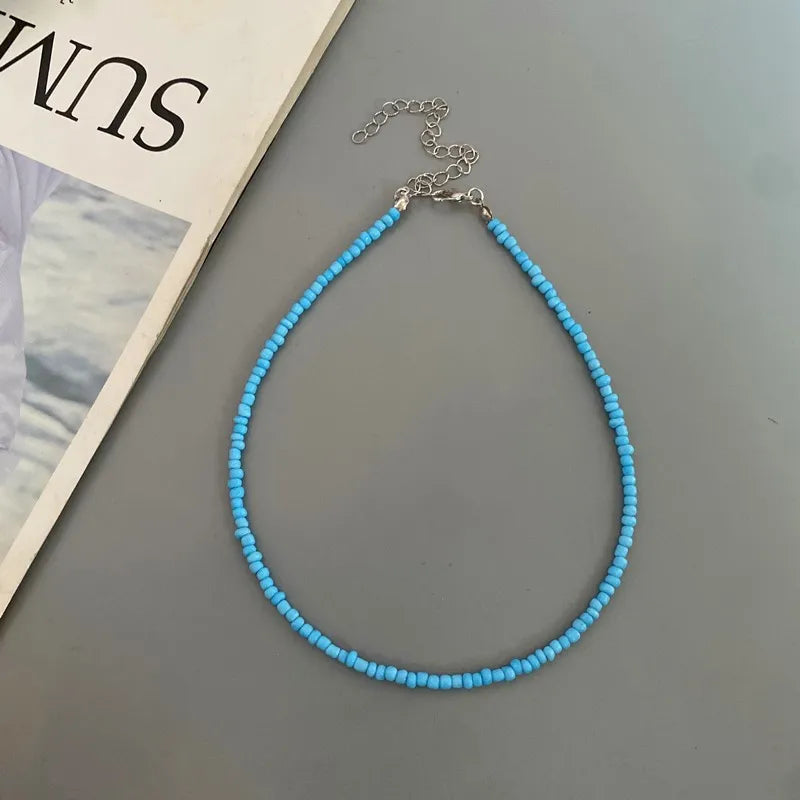 Colar boémia em missangas