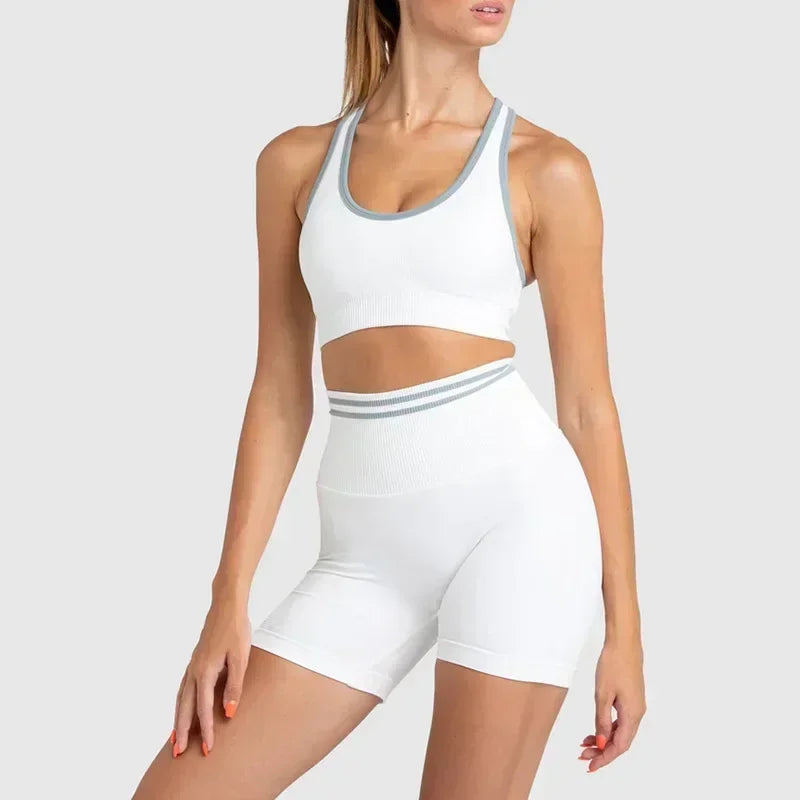 Conjunto de Yoga Sem Costura