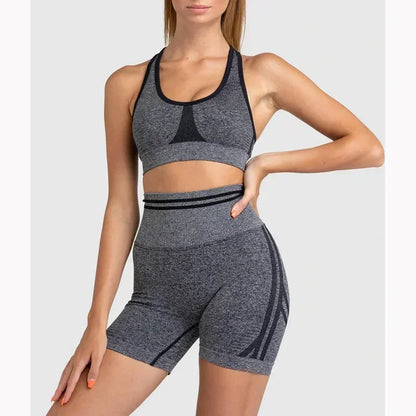 Conjunto de Yoga Sem Costura