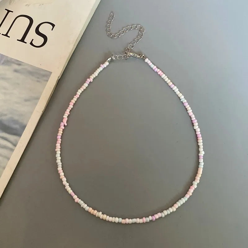 Colar boémia em missangas