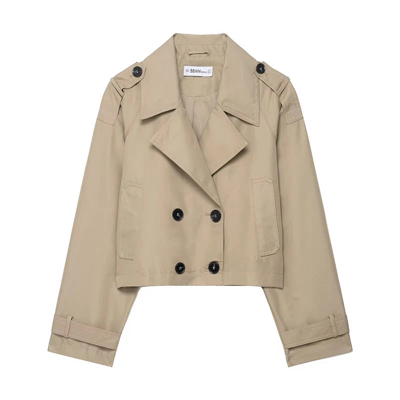 Casaco Trench Coat Curto