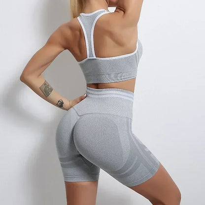 Conjunto de Yoga Sem Costura