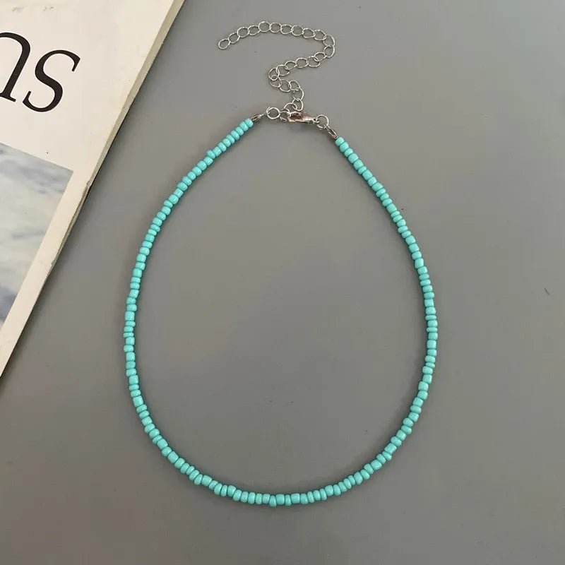 Colar boémia em missangas