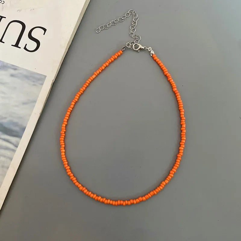 Colar boémia em missangas