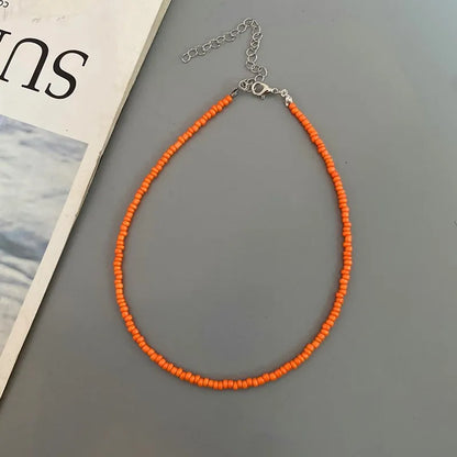 Colar boémia em missangas