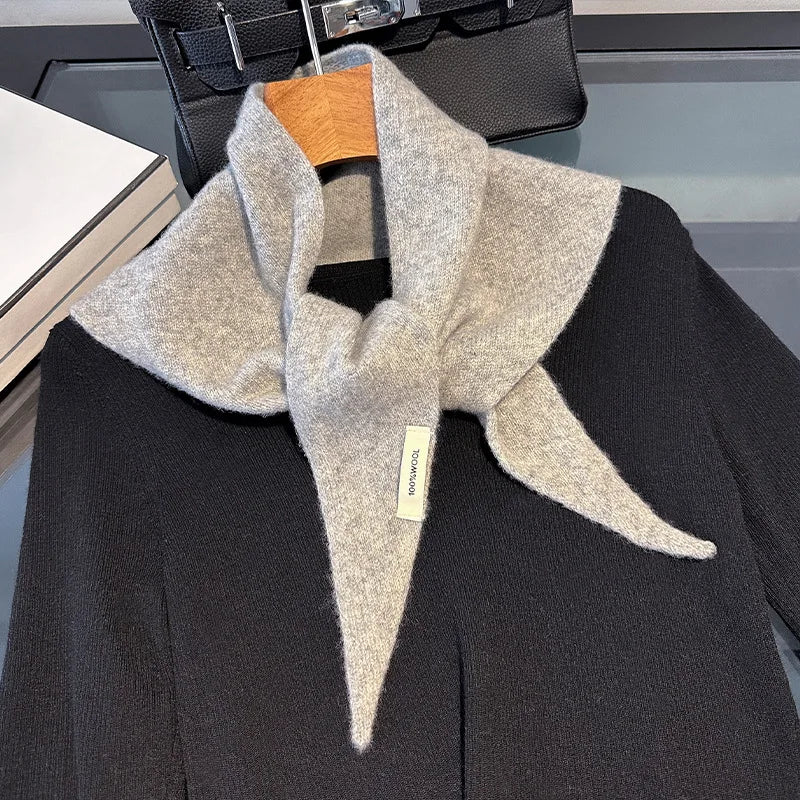 Lenço de inverno para mulher 100% lã