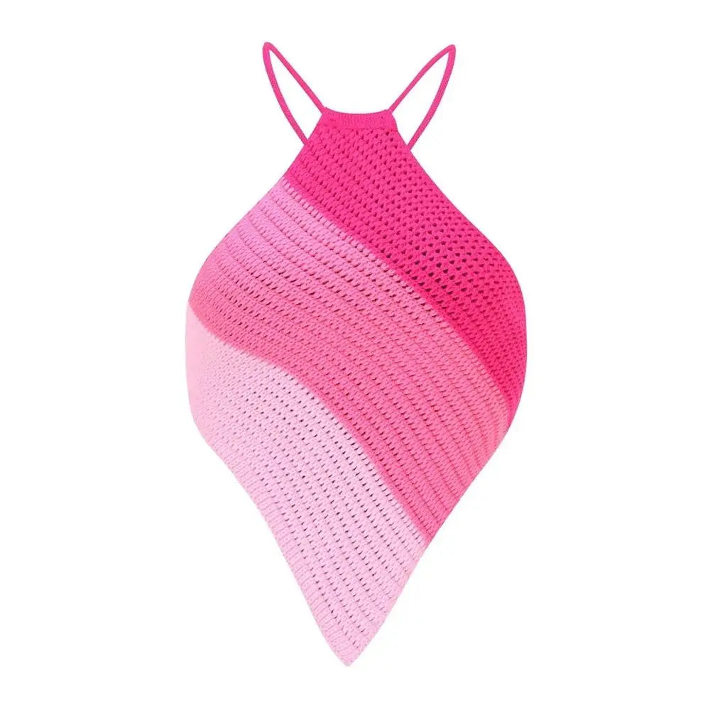 Top cropped sem costas