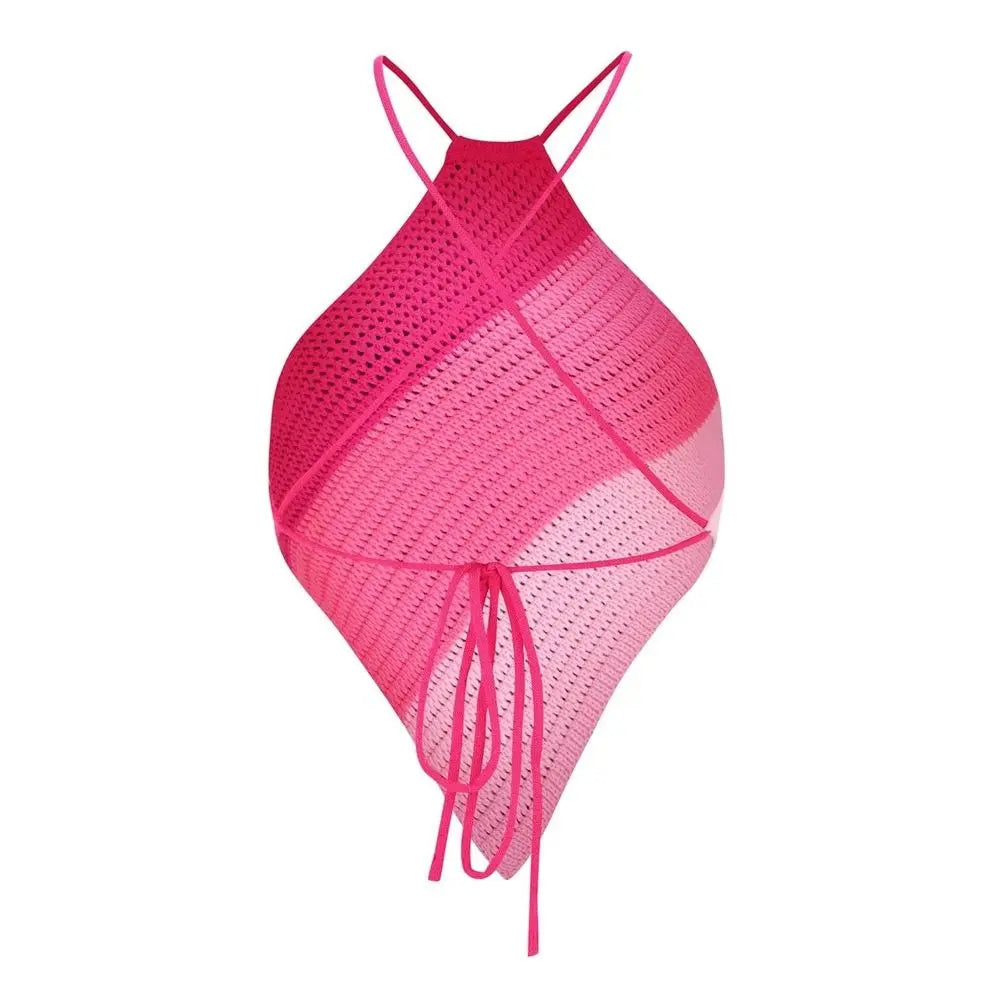 Top cropped sem costas