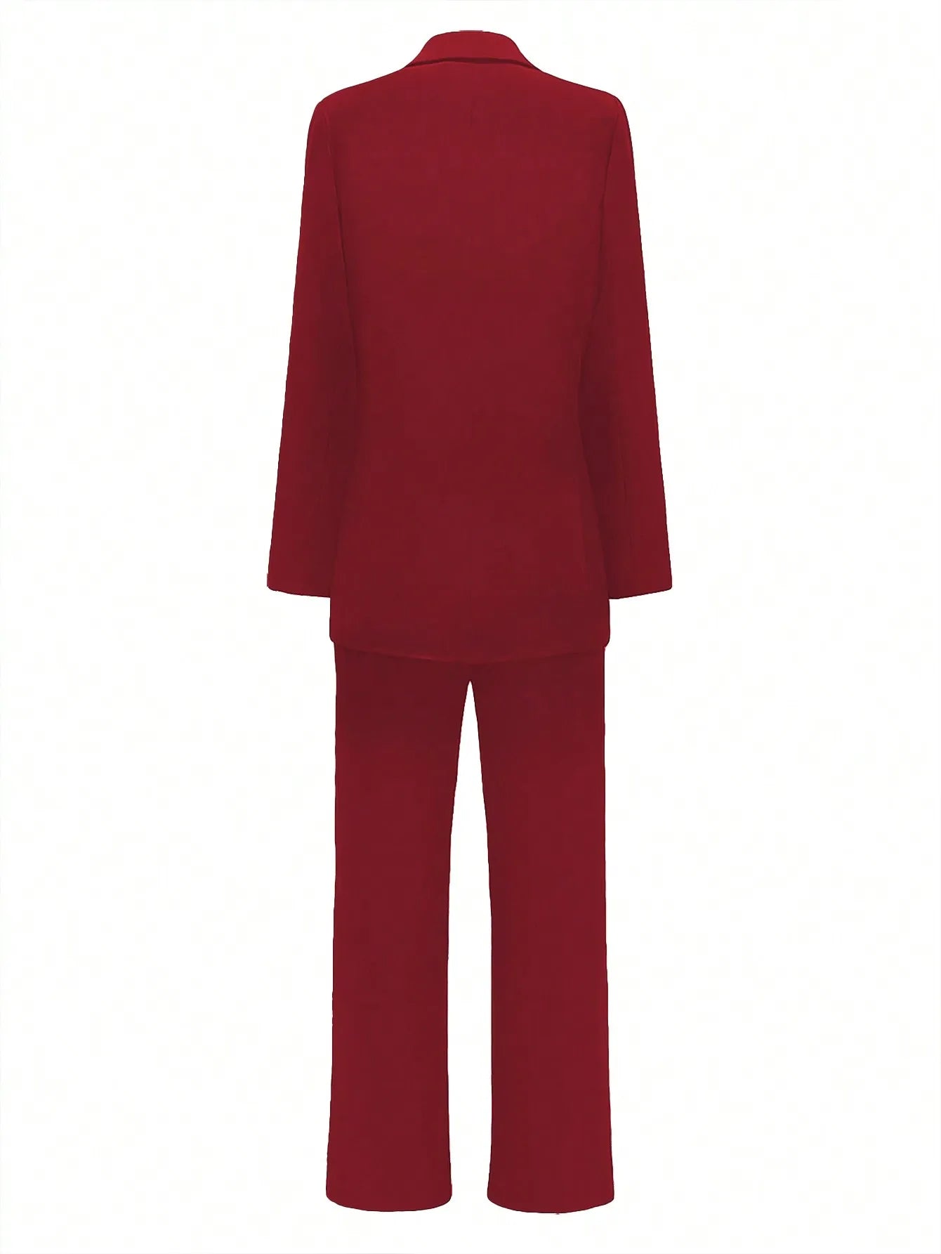 Conjunto elegante e casual de blazer e calças