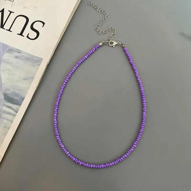 Colar boémia em missangas