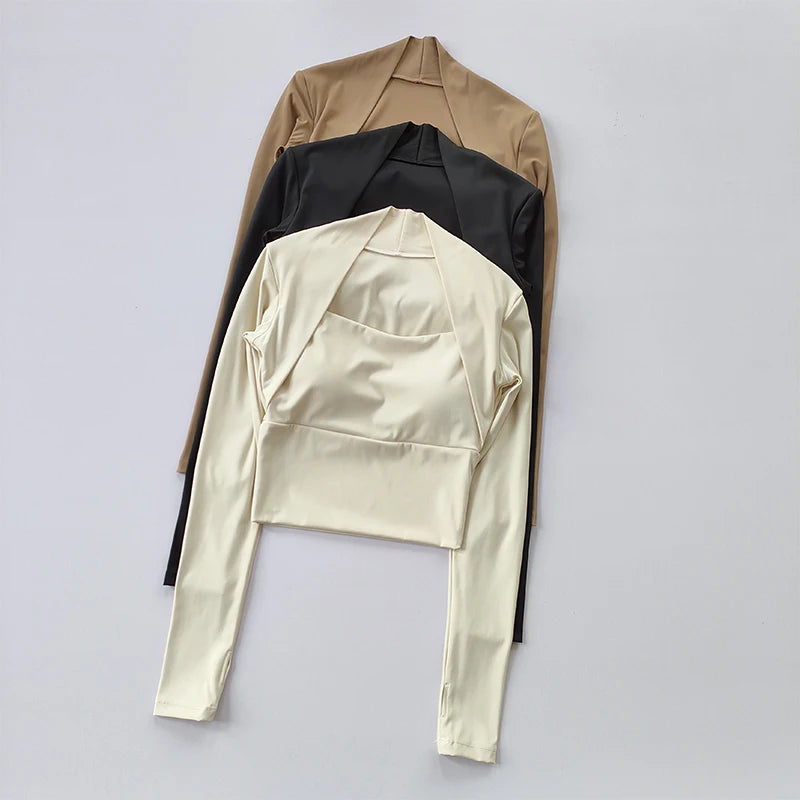 Top desportivo com suporte para o peito