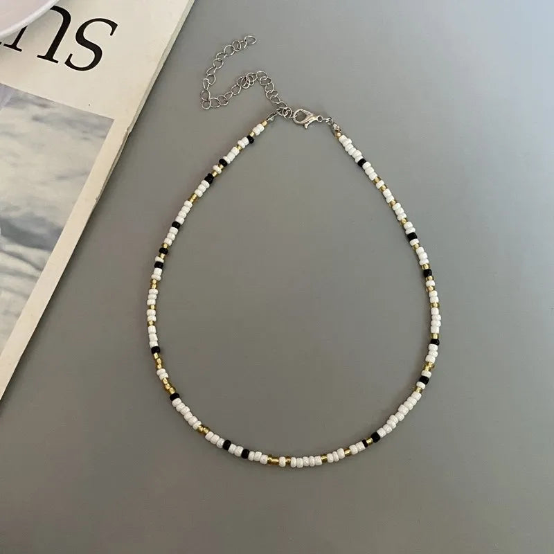 Colar boémia em missangas