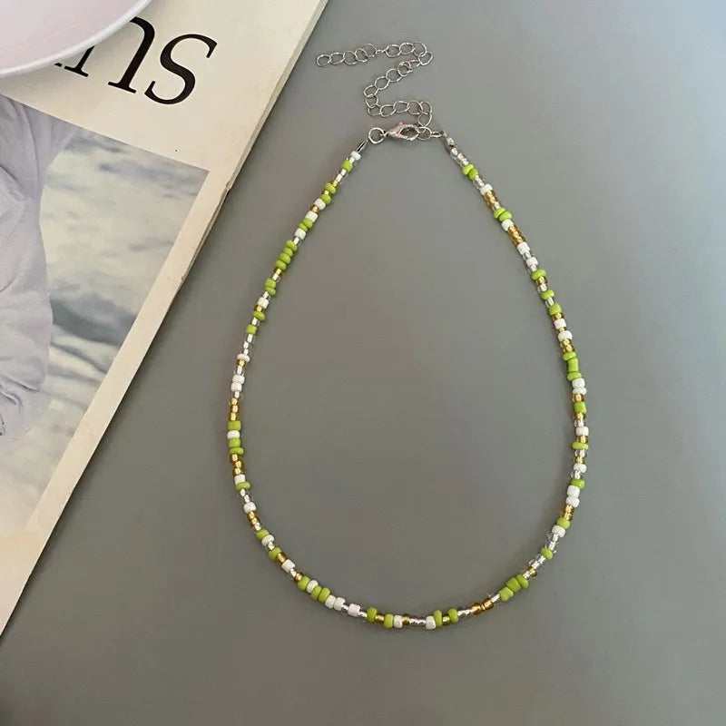 Colar boémia em missangas