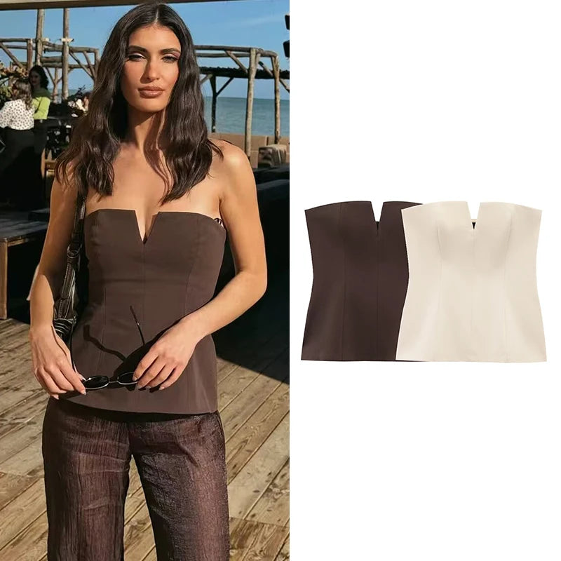 Tops de alças elegantes