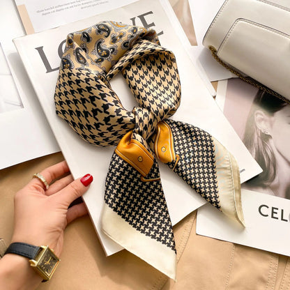 Lenço de seda para pescoço