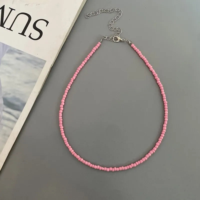 Colar boémia em missangas