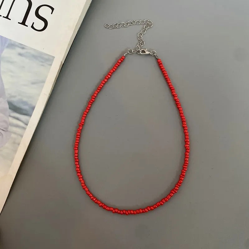 Colar boémia em missangas