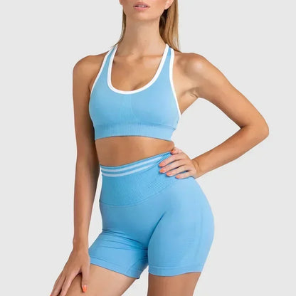 Conjunto de Yoga Sem Costura