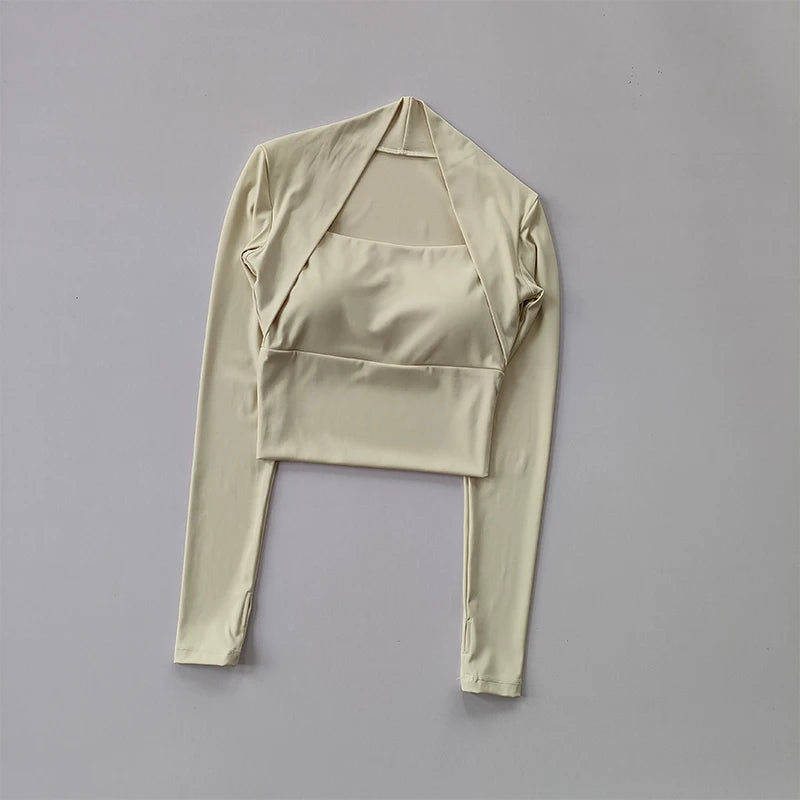 Top desportivo com suporte para o peito