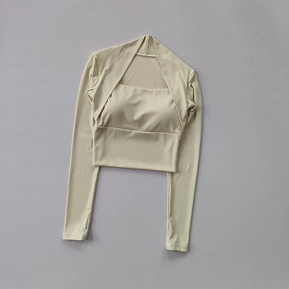 Top desportivo com suporte para o peito