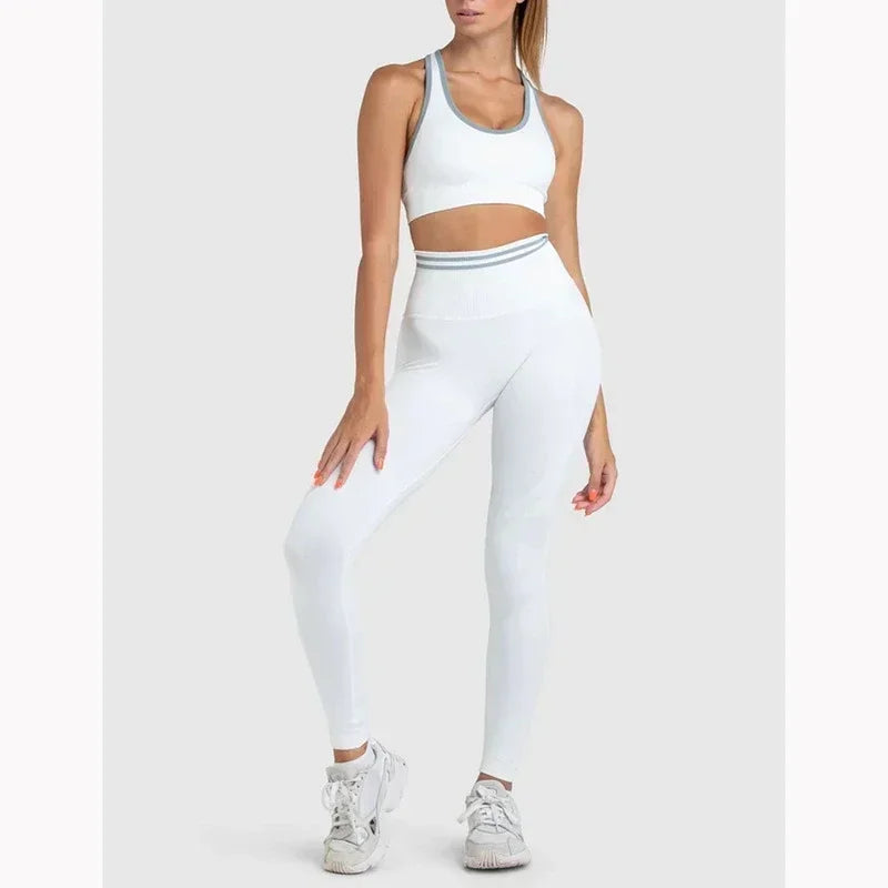 Conjunto de Yoga Sem Costura