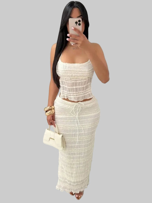 Conjunto de duas peças sem costas