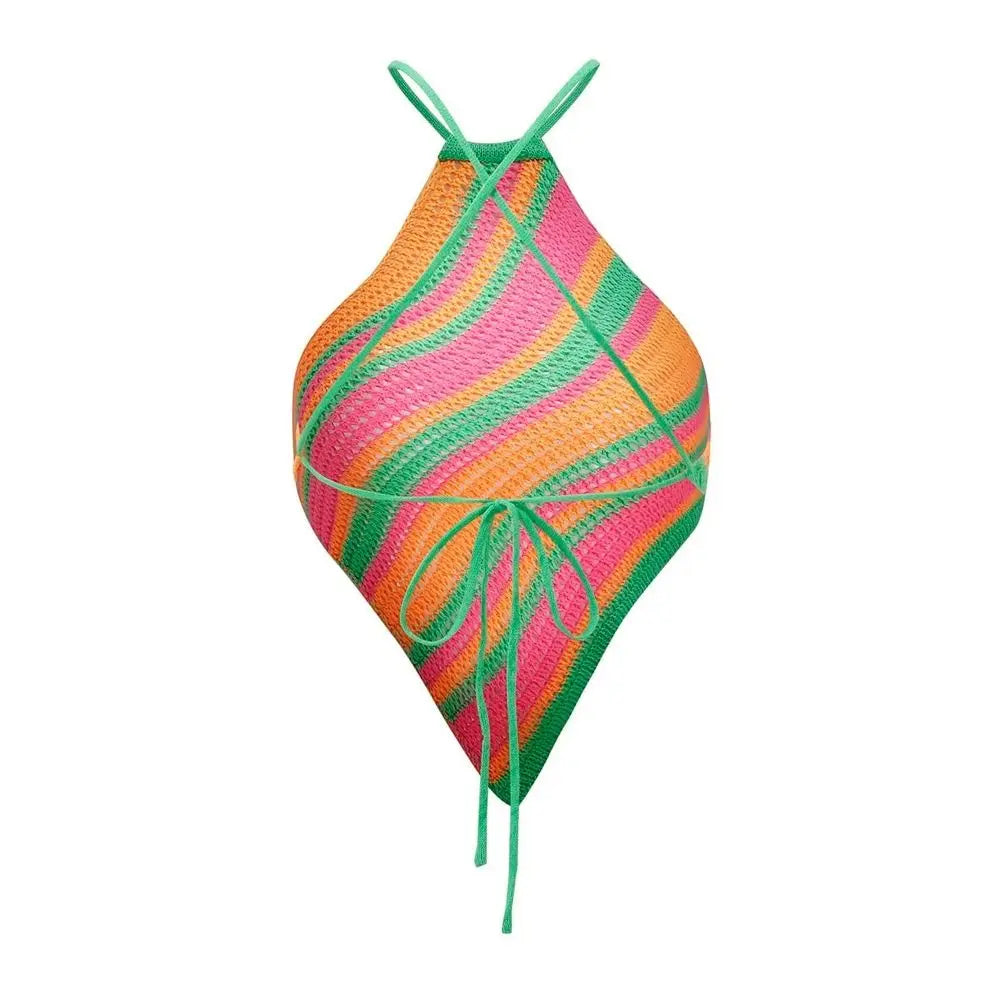 Top cropped sem costas