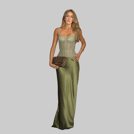 Conjunto de vestido elegante