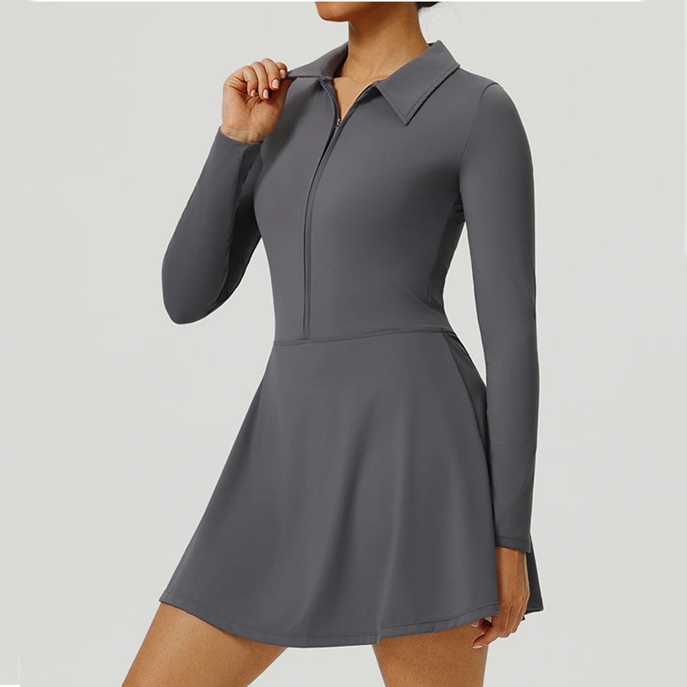 Macacão de manga comprida para ginásio