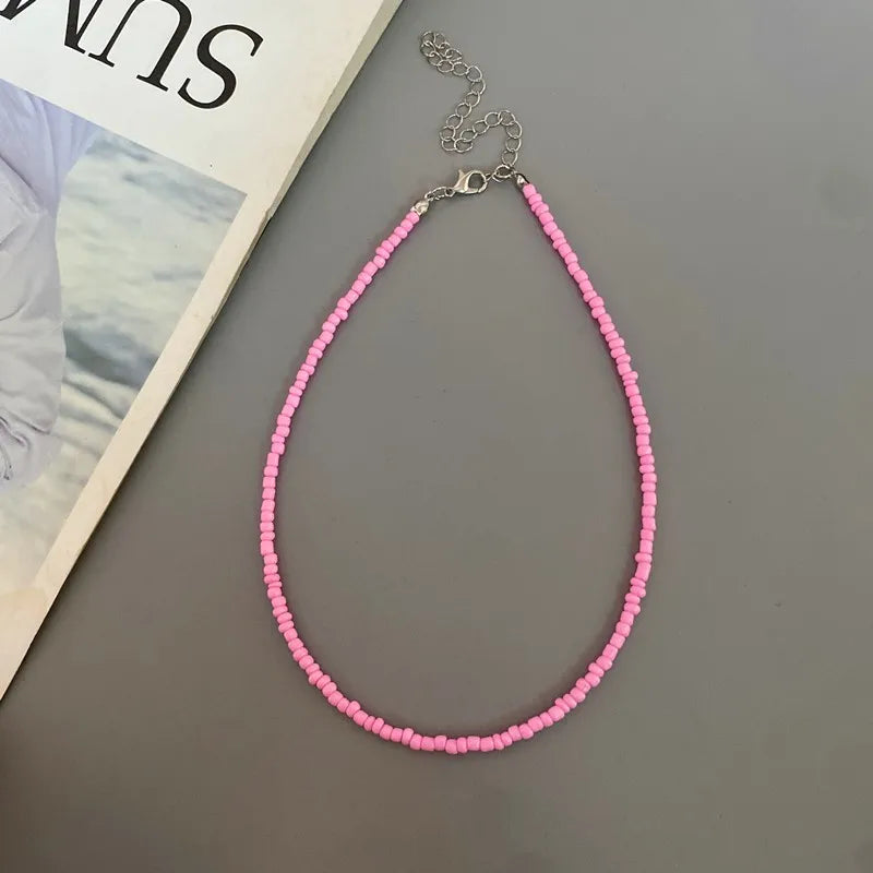 Colar boémia em missangas