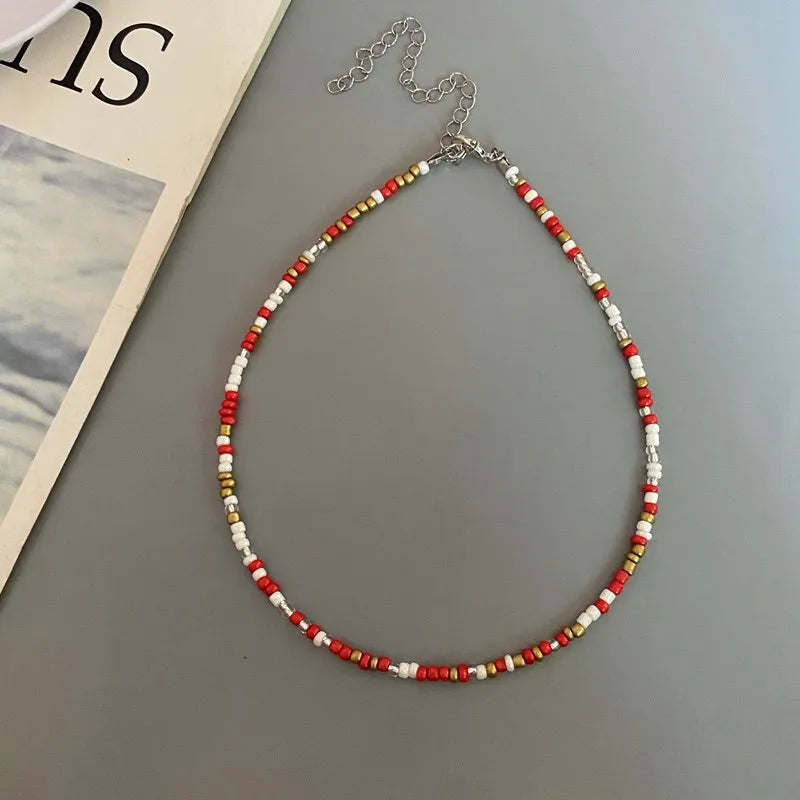 Colar boémia em missangas