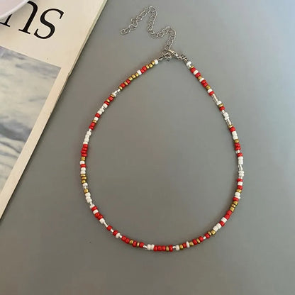 Colar boémia em missangas